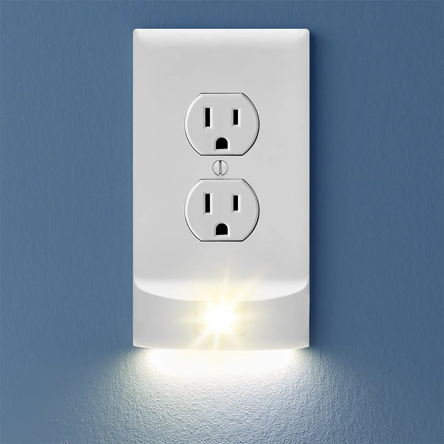 Stormlight - Socket Cover with Built in Battery Backup Night Light.