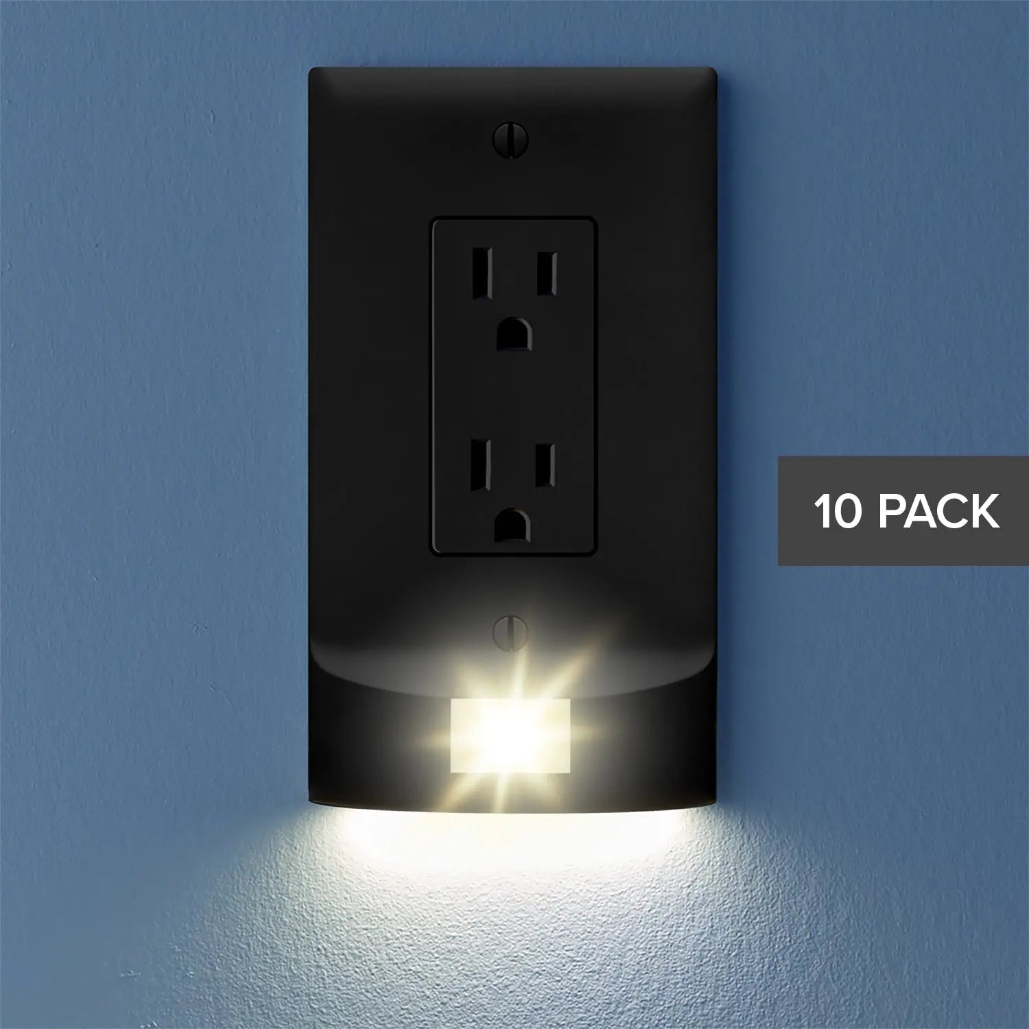 Stormlight - Socket Cover with Built in Battery Backup Night Light.